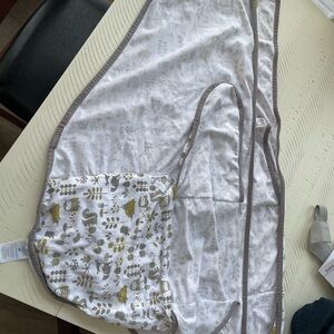 Baby Miracle Blanket swaddle with Animal Print.